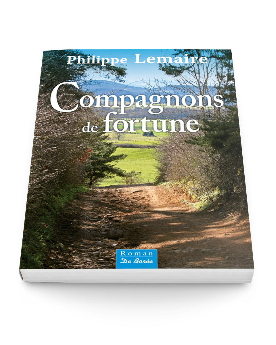 Mockup 3D du roman Compagnons de fortune par Philippe Lemaire