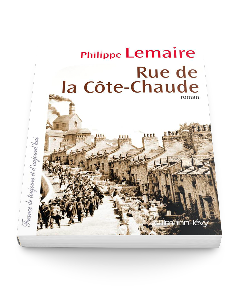 Mockup 3D du roman Rue de la Côte-Chaude par Philippe Lemaire