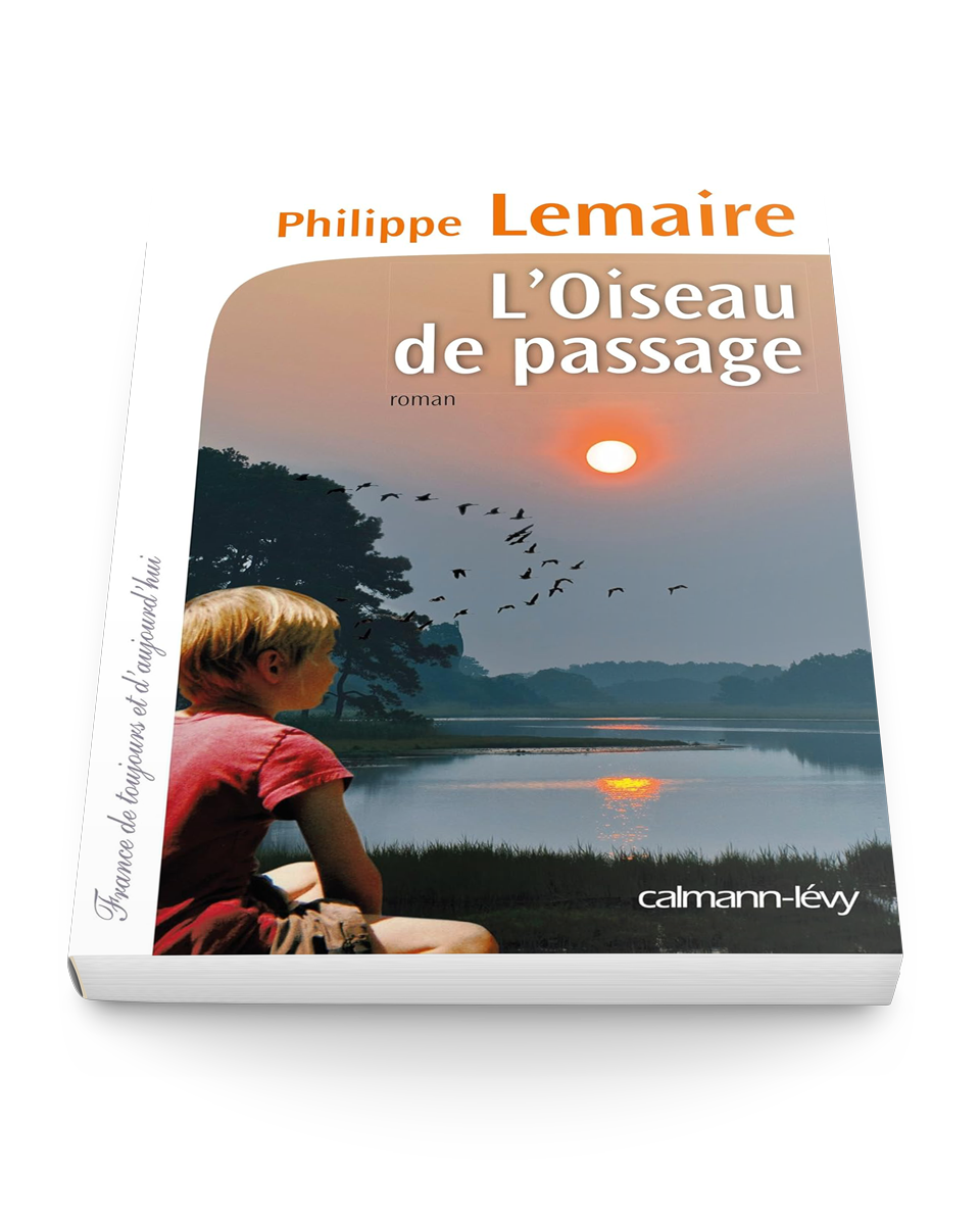 Mockup 3D du roman L’Oiseau de passage par Philippe Lemaire